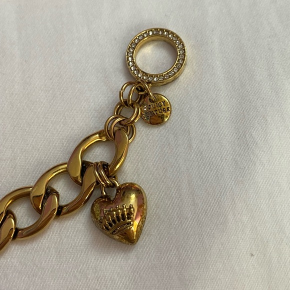 Vintage Gold Juicy Couture Charm Bracelet - Picture 2 of 5